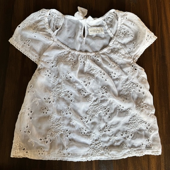 Abercrombie & Fitch White Embroidered Blouse - Picture 2 of 9